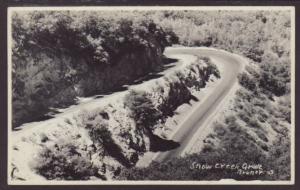 Snow Creek Grade,Bruner,MO Postcard 