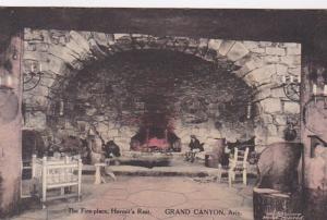 Arizona Grand Canyon Hermit's Rest The Fireplace Fred Harvey