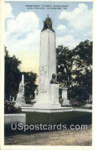 President Tyler's Monument - Richmond, Virginia