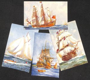 Sailing vessels ships Prince Victory American Yacht Westward East India Company 