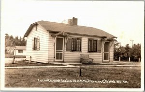 RPPC Locust Beach Cabins on U.S. 31, Traverse City MI c1945 Vintage Postcard A68