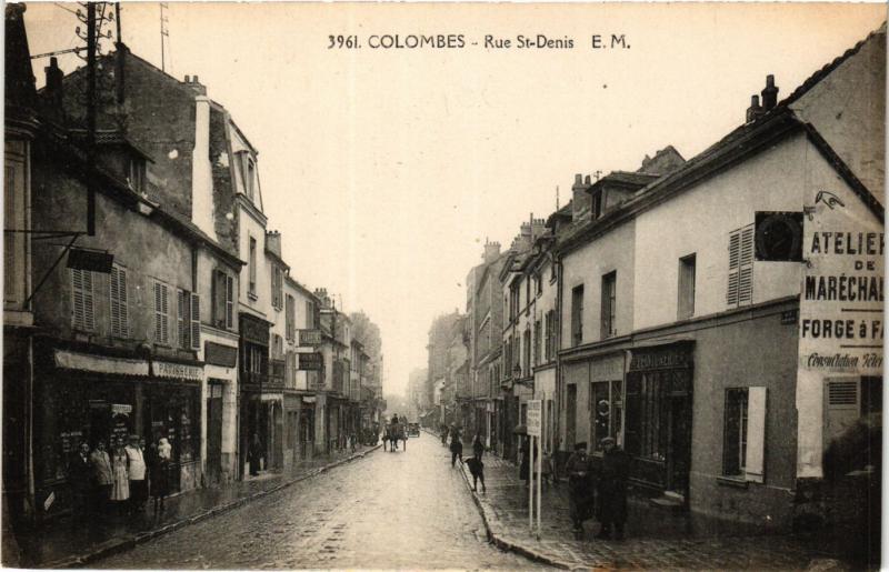 CPA COLOMBES Rue St Denis (413463)