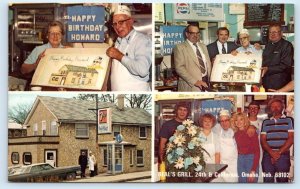 OMAHA, NE Nebraska ~ Roadside BEAL'S GRILL Restaurant c1960s 7-Up Sign Postcard