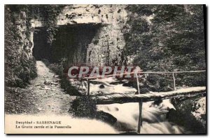 Old Postcard Dauphine Sassenage the Grotto and Gateway