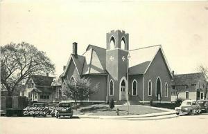 IA, Denison, Iowa, Baptist Church, L.L. Cook, RPPC