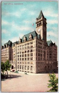 Washington D.C., Old Post Office Pavilion, Pennsylvania Avenue, Vintage Postcard