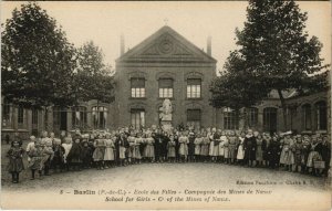 CPA AK BARLIN - École des Filles compagnie des Mines de NOUEX (116934)