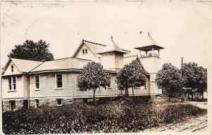 F11/ Freeport Ohio RPPC Postcard Harrison County 1911 M.E. Church