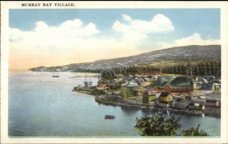 Murray Bay Village Quebec c1920 Postcard #1