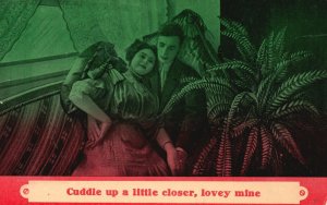 Vintage Postcard 1911 Cuddle Up A Little Closer Lovely Mine