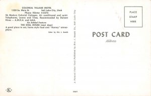 Salt Lake City, Utah, Colonial Village Motel, AA361-4