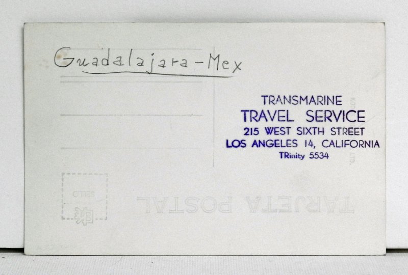 Hotel Virreinal - Guadalajara, Jal. Mex. - Postcard