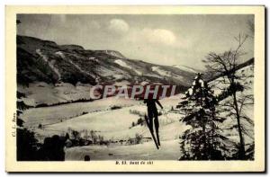 Old Postcard of Sports & # 39hiver Ski Jumping