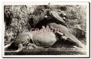 Postcard Modern Belfort Lion Bartholdi