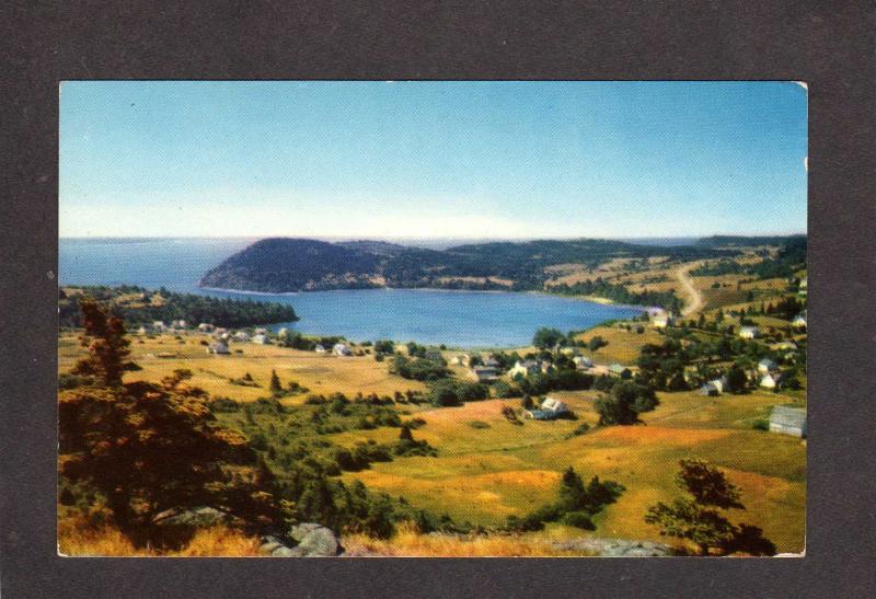 NS Sandy Cove Village Digby Neck Nova Scotia Canada Carte Postale Postcard