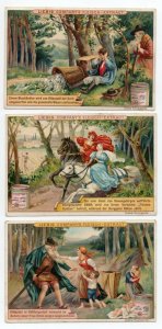 Set of 6 Liebig Co Fleisch Extract Rubezahl Fairytale Folk Trade Cards AA44196
