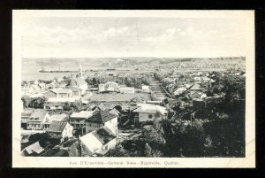 dc570 - BAGOTVILLE Quebec 1940s Panoramic View Postcard