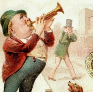 1890 Calendars J&P Coats Spool Cotton Musicians Lot Of 4 P204