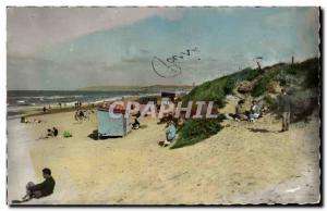 Modern Postcard Franceville Merville Beach dunes overlooking Cabourg