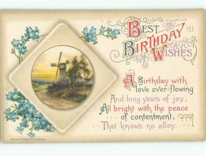 Divided-Back BEAUTIFUL FLOWERS SCENE Great Postcard AA2421