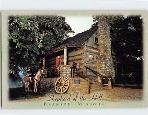 Postcard Old Matt's Cabin Shepherd of the Hills West Branson Missouri USA