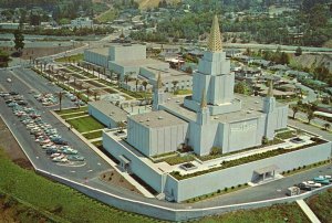 Postcard Oakland Temple & Interstate Center Church of Christ Oakland California