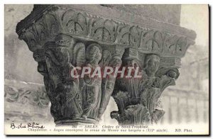 Old Postcard From Arles Cloitre Saint Trophime Capital angels announcing the ...