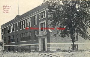 IA, Perry, Iowa, Webster School, Exterior View, Enos B Hunt Pub No 40649