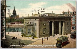 Amsterdam, Haarlemmerpoort & St Mary Magdalene Church, Neoclassical, Postcard