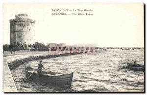 Old Postcard Thessaloniki The White Tower Greece