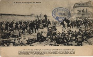 CPA Bataille de CHAMPIGNY-SUR-MARNE GUERRE MILITAIRE 1870 (47286)