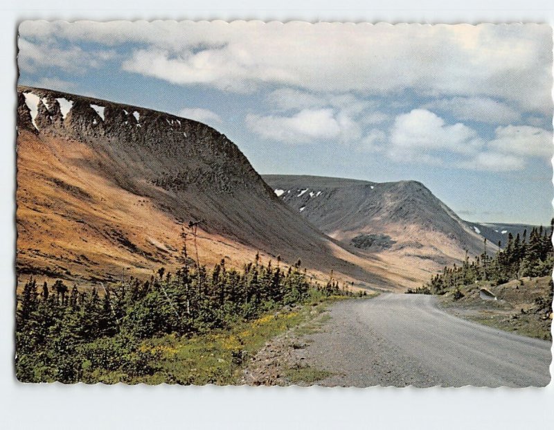 Postcard The Gulch Road, Route 431, In Gros Morne National Park, Canada