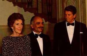 President Ronald Reagan and King Hussein