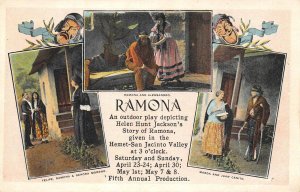 Ramona Pageant Play, Gilman's, Hemet-San Jacinto, CA c1920s Vintage Postcard