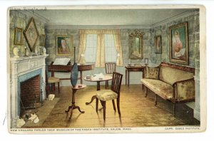 MA - Salem. Museum of the Essex Institute, New England Parlor