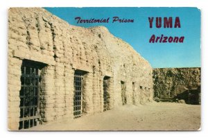Territorial Prison Yuma Arizona AZ Chrome Postcard G16
