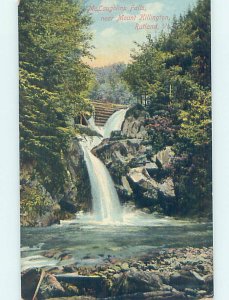 Pre-Chrome WATERFALL SCENE Rutland Vermont VT AG4097