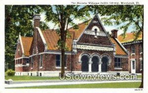 Norman Williams Public Library - Woodstock, Vermont VT  