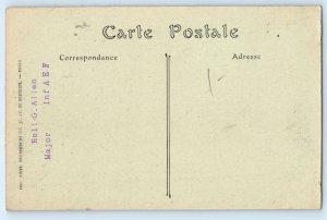 Montrichard Loir-el-Cher France Postcard The Fairground c1910 Antique