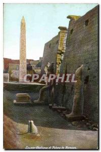 Postcard Ancient Egypt Egypt Luxor Obelisk and Pylon of Ramses