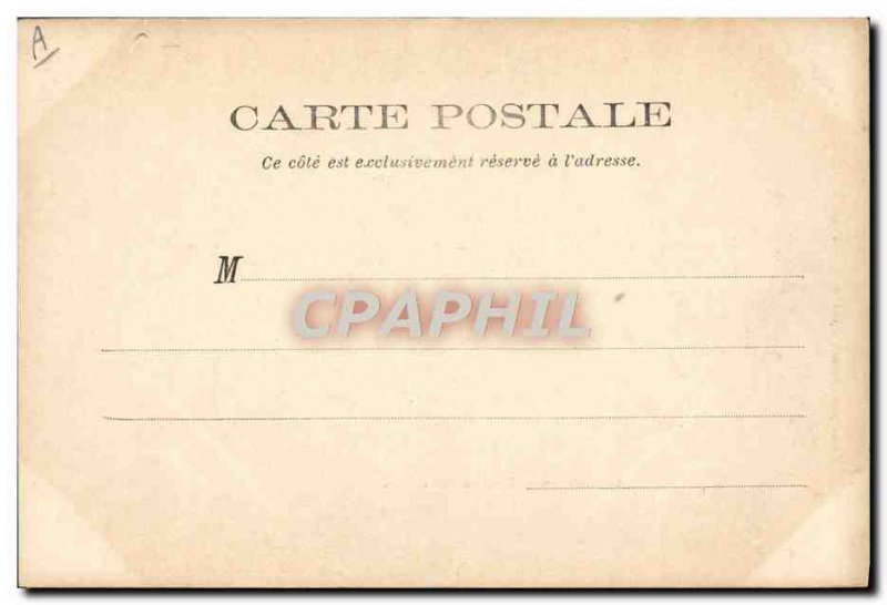 Old Postcard Saumur Horse Equestrian Jumping the wall Breil