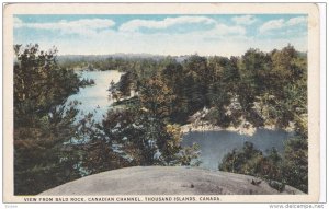 View from Bald Rock, CAnadian Channel, THOUSAND ISLANDS, Canada, 10-20s