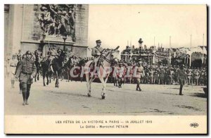 Old Postcard Militaria The celebrations of Victory July 14, 1919 The parade M...