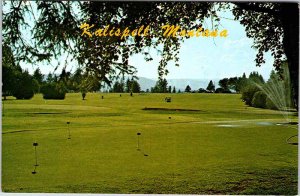 Postcard GOLF COURSE SCENE Kalispell Montana MT AM8458