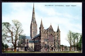 Salisbury Cathedral,West Front,Salibury,England,UK