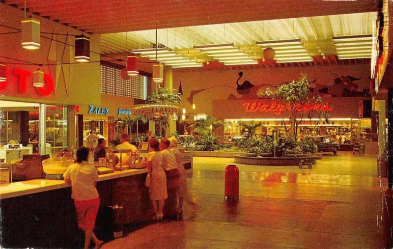 San Antonio Texas North Star Mall Interior Vintage Postcard AA8272