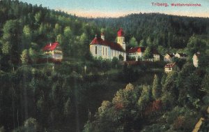 Triberg Black Forest Wallfahrtskirche Pilgrimage Church Postcard Gustav Carle