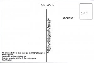 Children's Art Postcard - BBC Children in Need, Police Crime Line Up RR17320