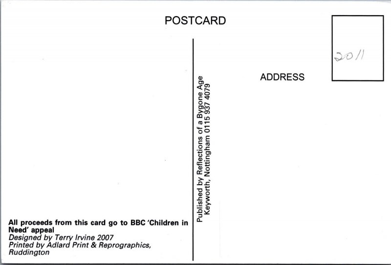 Children's Art Postcard - BBC Children in Need, Police Crime Line Up RR17320