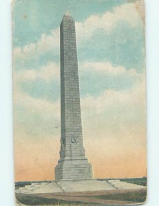 Divided-back MONUMENT SCENE Jamestown - Near Hampton & Newport News VA AE7850